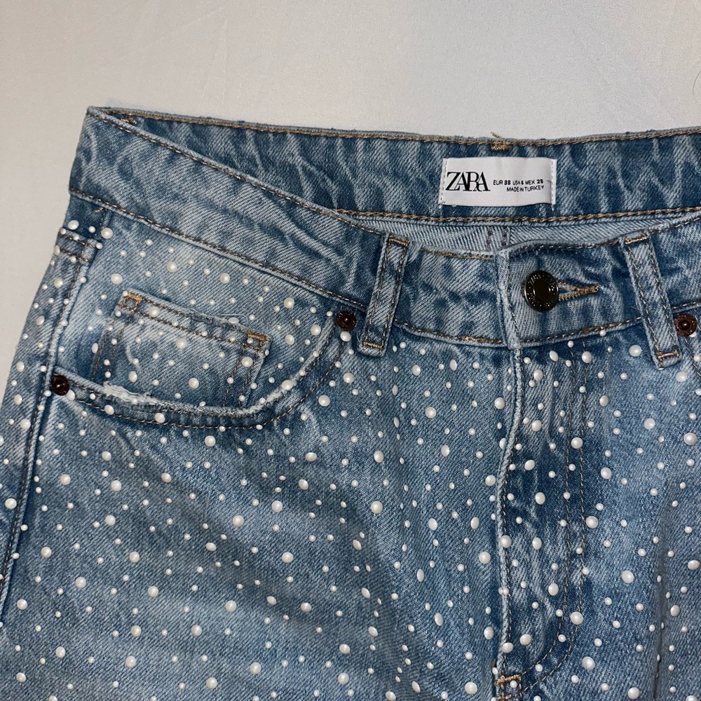 Zara / Jeans / Zara Pearl TRF Wide Leg Jeans